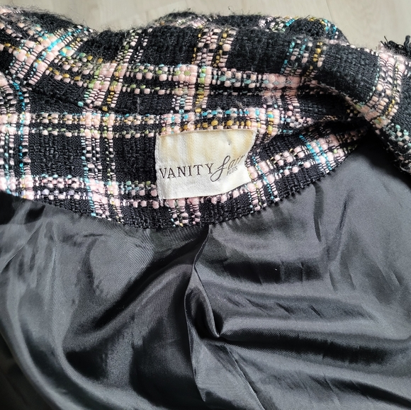 Vintage vanity fair tweed like oversize blazer - Picture 4 of 5